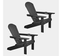 Westport Set of 2 Black Garden Chairs