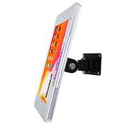 WeSTRUGGLE On Wall Mount Metal Bracket for iPad 10.2-Inch (9th,8th,7th Gen.),with Anti Theft Security Lock, Rotate Design,Multi Angle, Horizontal and Vertical Screen Swivel,(Silver)