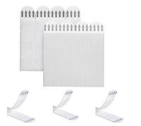 Westspark 24PCS Hook and Loop Picture Hanging Strips Heavy Duty Large 92mm x 19mm Adhesive Picture Hanging Strips Damage Free Removable Wall Adhesive Strips for Poster Picture Hanger