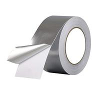 Westspark Aluminum foil Duct Tape, 2 inch Professional Grade Roll Silver Adhesive Sealing Tape for HVAC, Refrigerator, Freezer, Insulation, Patching Hot & Cold Air Ducts, Sealing, etc.