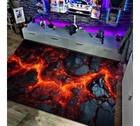westtrend 3D Optical Illusion Area Rug Vortex Trap Carpet Non-Slip 3D Vortex Floor Mat for Playroom Living Room Bedroom Home Decor