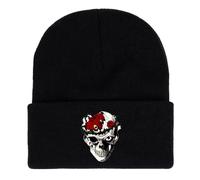westtrend Anime Cartoon Knit Cap Berserk Knitted Hat Autumn Winter Men and Women Outdoor Warm Knitted Hat Rolled Edge Woolen Cap Beanie Hats