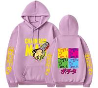 westtrend Anime Chainsaw Man Hoodies Anime Pochita Cosplay Sweatshirts Pochita Hoodies Chainsaw Man Loose Pullover for Men Women