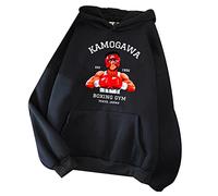 westtrend Anime Hajime no Ippo Hoodies Anime Boxing Kamogawa Ippo Cosplay Sweatshirts Makunouchi Ippo Hoodies Fighting Spirit Loose Pullover for Men Women