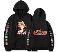 westtrend Anime The Seven Deadly Sins Hoodies Anime The Dragons Sin of Wrath Meliodas Cosplay Sweatshirts Friends Hoodies Meliodas Loose Pullover For Men Women
