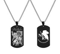 westtrend EVA Evangelion Necklace Rei Ayanami Neck Chain Asuka Langley Souryuu Cosplay Prop Shinji Ikari Necklace EVA Angel Cosplay Necklace For Anime Fans