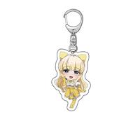 westtrend Gushing over Magical Girls Acrylic Pendant Keychain Otaku Jewelry Kawaii Sayo Minakami Key Rings Jewelry Kaoruko Tenkawa Utena Hiiragi Decoration Haruka Hanabishi Accessories