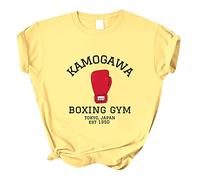 westtrend Hajime no Ippo T-Shirts Unisex Fighting Spirit Pullover Makunouchi Ippo T-Shirts Anime Makunouchi Ippo T-Shirts for Men Women