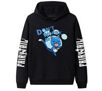 westtrend Japanese Anime Fairy Tail Hoodie Cartoon Natsu Sweatshirt Pullover Unisex Cosplay Happy Autumn Winter Wear S-3XL