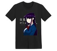 westtrend Japanese Anime Komi Can't Communicate T-Shirt Komi Shoko Tee Tops Tadano Hitohito Round Neck Short Sleeve S-4XL