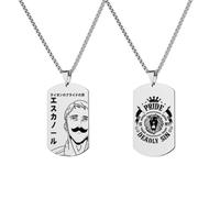 westtrend The Seven Deadly Sins Collection Pendant Necklace Otaku Jewelry Meliodas Tattoo Ban King Hawk Gowther Diane Escanor Necklace Jewelry for Men Gifts Halloween Colar Anime Accessories