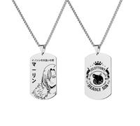 westtrend The Seven Deadly Sins Collection Pendant Necklace Otaku Jewelry Meliodas Tattoo Ban King Hawk Gowther Diane Escanor Necklace Jewelry for Men Gifts Halloween Colar Anime Accessories