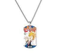 westtrend The Seven Deadly Sins Pendant Necklace Sins of Wrath Meliodas Diane Character Accessories Stainless Steel Jewellery
