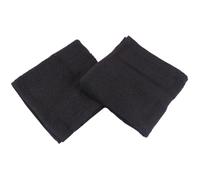 Westward Ho! 2 Pack Face Towels - Super Soft 100% Combed Cotton, 390 GSM, Highly Absorbent & Gentle on Skin, 30cm x 30cm, (Black)