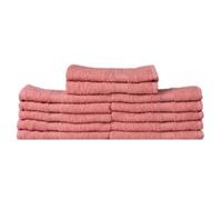 Westward Ho! 30 x 30 cm Combed Cotton Face Towel, Pack of 12, Rose