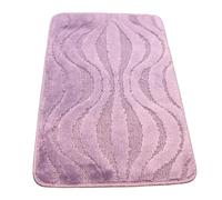 Westward Ho! Evelina Bathroom Bath Mat - 1 Piece Soft & Durable Polypropylene Rug - 50 x 80 cm Non-Slip, Quick Dry - Lilac