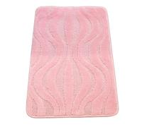 Westward Ho! Evelina Bathroom Bath Mat - 1 Piece Soft & Durable Polypropylene Rug - 50 x 80 cm Non-Slip, Quick Dry - Pink