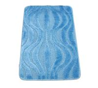 Westward Ho! Evelina Bathroom Bath Mat - 1 Piece Soft & Durable Polypropylene Rug - 50 x 80 cm Non-Slip, Quick Dry - Denim Blue