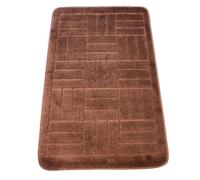Westward Ho! Renato Large Bath Mat 60x100 cm Soft Durable Quick Drying Luxury Bathroom Rug, Brown