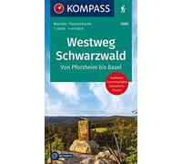 Westweg Schwarzwald (2505) (Wander-Tourenkarten)