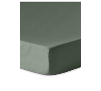 Westwing Comfort Cotton Sheet Green Elasticated 140 x 200