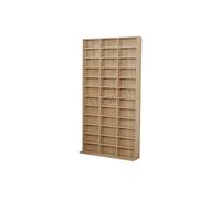 WestWood 1116 CD/528 DVD 12 Tier Shelf Storage Video Movie Game Book Tower Organiser Cabinet Rack Holder Display Stand Unit Multimedia PB CSP01 Oak