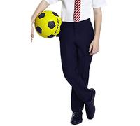 Westwood Boys Pull Up School Trousers Elasticated Pull On Black Grey Navy Age 2 3 4 5 6 7 8 9 10 11 12 13