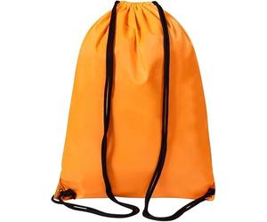 WESTWOOD FOX Drawstring Gym Bag String Bags Gym Sack Backpack PE Bags for Women Men Trainer Swimming Bag Travel Beach School Holidays Suitable for Sports,kids,Boys,Girls (Orange)