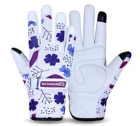 WESTWOOD FOX Gardening Work Gloves Men Women, Thorn Proof Rigger Garden Work Gloves, Leather Heavy Duty Safety Work Gloves Premium Quality. (White, S)