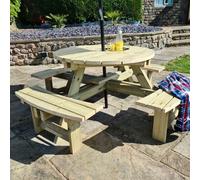 Westwood Garden Picnic Table by Churnet Valley - 8 Seats