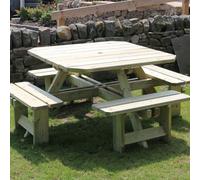 Westwood Garden Picnic Table by Croft - 8 Seat