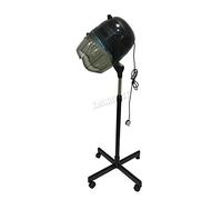 WestWood Portable Salon Hair Hood Dryer Stand Up Bonnet Professional Hairdresser Styling Timer Temperature Adjustable Black HHD-01 1000W New