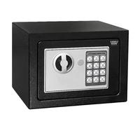 Westwood Small Security Safe Box 6.64L Steel Money Locker Tin With Code & Key Home Hotel