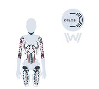 Westworld Delos Host Men's T-Shirt - White - 3XL