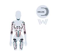 Westworld Delos Host Men's T-Shirt - White - 4XL