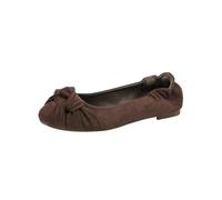 WESUF Satin Ballet Flats for Women Round Toe Slip On Ballerina Pumps | Microfiber Lining,Microfiber Insole,Rubber Sole,Champagne Coffee Brown,Four Seasons,Elegant Style