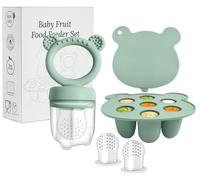 WeSweet Baby Fruit Feeder - Silicone Fruit Feeder for Babies- Breastmilk Popsicle Freezer Molds for Baby Teething & Infant Self Feeding