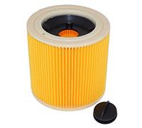 Wet and Dry Corrugated Vacuum Filter Cartridge Compatible with Karcher Replacement 64145520 Spare Part