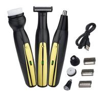 Wet and Dry Electric Shaver, Full Body Washed Wet and Dry Shaver, Updated Men's Electric Shaver Body Wash Wet and Dry Double Shave, Waterproof Mens Rotary Facial Shaver, Ergonomic Body Shaver