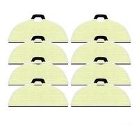 Wet And Dry Mopping Pads Compatible With For Shark Rv2001wd Rv2002wd, Soft Microfiber Replacement Cloths For Robot Vacuum, 8 Count(4 PACK)