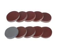 Wet and Dry Sandpaper, 100pcs 3 Inch Sanding Discs 80-3000 Grit Cinnabar Red and Grey