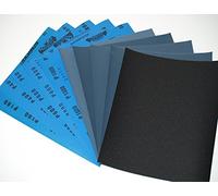 Wet and Dry Sandpaper Mixed Grits 180/400/600/800/1000 10 Sheets 2 per grit 230 x 280mm Waterproof Paper Highest Quality STARCKE Matador