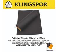KLINGSPOR PS sanding sheets, strip 8 C, 230 x 280 MM/Pack of 50/100 Grain, 269435