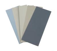 Wet and Dry Sandpaper Sheets, Silicon Carbide, for Ultra Fine Grit | 225x90 mm, Fits Sanding Blocks, Auto Paint, Wood, Metal, Hard Mineral, 5Pcs, 2500-7000 Grade, Waterproof, 9x3.6 in