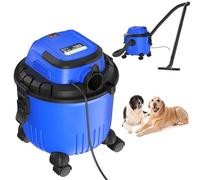 Wet and Dry Vacuum Cleaner 3-in-1, Industrial Dust Extractor with Powerful 2000W Motor, Blowing Function, 15L Container, Power Take Off & Washable HEPA Filters, For Home Workshop and Professional Use