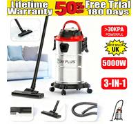 Wet And Dry Vacuum Cleaner 30L Dayplus 5000W 230V 3 In 1 Blower Cleaning