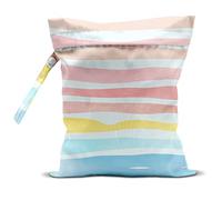 Wet Bag, Wet Dry Bag, Wet Bag for Swimsuit, Travel, Beach, Pool, Stroller, Diapers, Dirty Yoga Gym Clothes, Makeup Bag, Waterproof Reusable Beach Bag Ocean Decor Starfish Sea Horse Anchor,