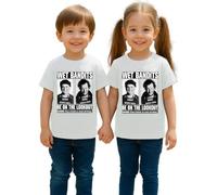 Wet Bandits Harry & Marv Kevin Home Alone Christmas Film Christmas Children's T-Shirt, White, 128