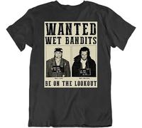 Wet Bandits Home Alone Funny Joe Pesci Fan Parody T-Shirt Men T-Shirt Men Black T-Shirt Size M