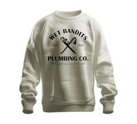 Wet Bandits Plumbing Co. Kevin Home Alone Wet Bandits - Christmas Xmas Unisex Christmas Jumper, natural, M